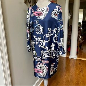 VILAGALLO Silk Bicycle Dress